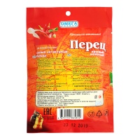 Перец Красный Молотый Высший Сорт Омега Специи м/у 100г