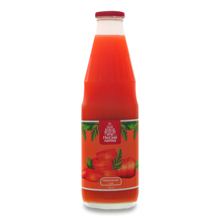 Сок Морковный с Мякотью Песня Лета с/бут 0.75л