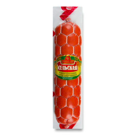 Колбаса Дамды ет  Сельская в Сетке п/к в/у кг