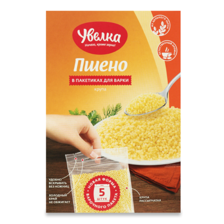 Крупа Пшено Увелка к/у 5х80г