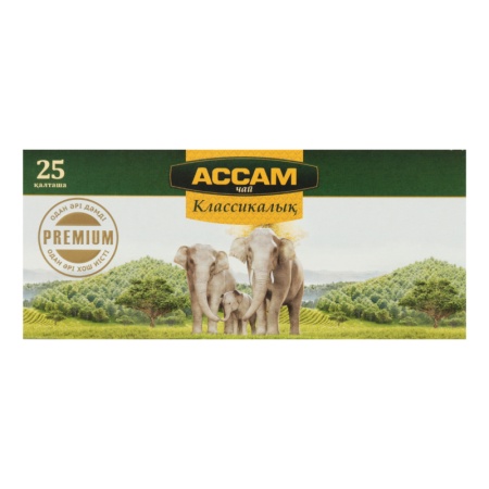 Чай Черный Индийский Байховый Классический Ассам к/у 25х1.8г Чай Черный Индийский Байховый Классический Ассам к/у 25х1.8г