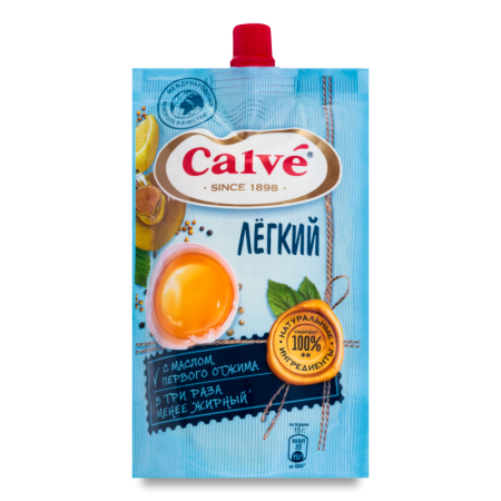 Майонез Calve Легкий 230гр д/п