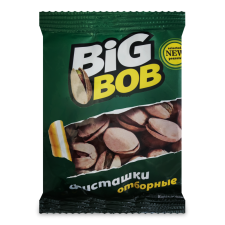Фисташки Отборные Жареные Соленые Big Bob м/у 90г