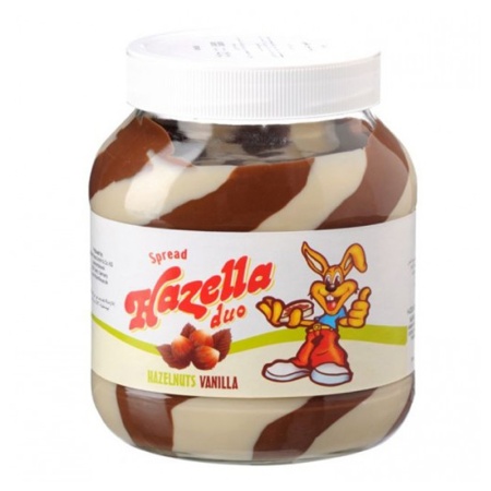 Шоколадная Паста Hazella Duo 700гр Бан