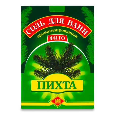 Соль д/ванн Бахташ Пихта 400гр Кор
