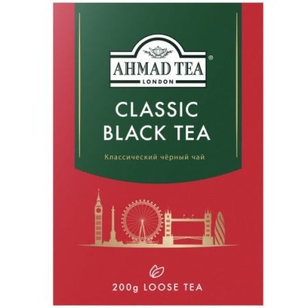 Чай Ahmad Теa Classic Черн 200гр Кор