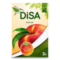 Сок Disa Нектар яблочно/персиковый с Мякотью 3л Кбл Сок Disa Нектар яблочно/персиковый с Мякотью 3л Кбл