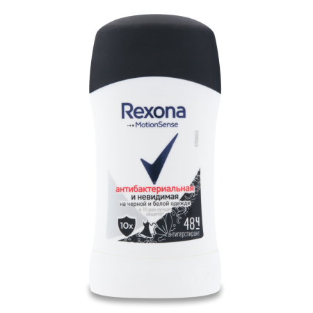 Антиперспирант Rexona Motion Sense Антибактиреальный 40мл Стик