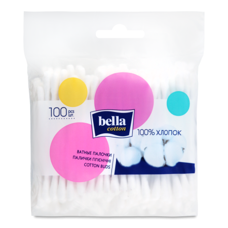 Палочки Ватные Bella Cotton 100шт
