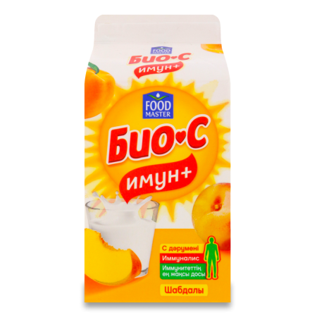 Биойогурт Питьевой Foodmaster био-с Персик 2,9% 450мл Trx
