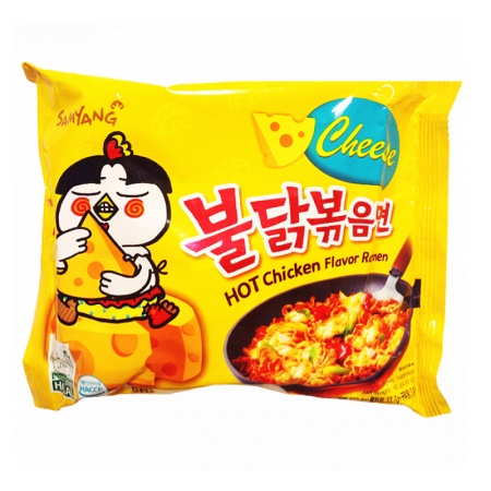 Лапша Samyang Hot Chicken Cheese 140гр п/п