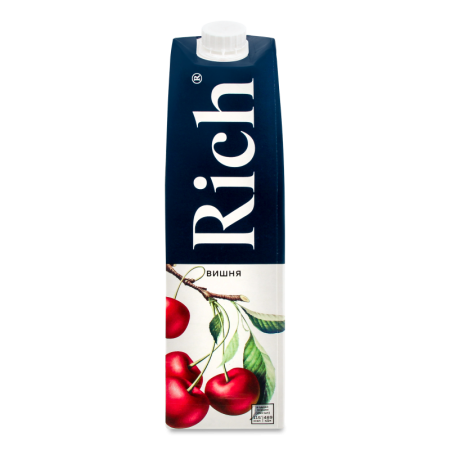 Нектар Осветленный Для Детей от 3лет Вишня Rich т/п 1л