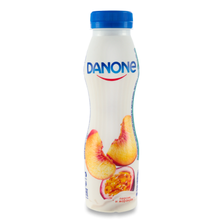 Йогурт 2.5% Питьевой персик-маракуйя Danone п/бут 270г