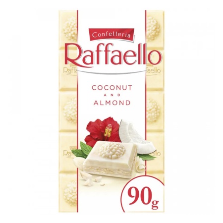 Шоколад Белый Raffaello Миндаль 90гр Кор