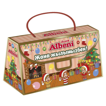 Набор Подарочный Ulker Albeni с Новым Годом Сумочка 274гр Кор