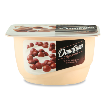 Продукт Творожный 7.2% с Хрустящими Шариками в Шоколаде Даниссимо ст 130г Продукт Творожный 7.2% с Хрустящими Шариками в Шоколаде Даниссимо ст 130г
