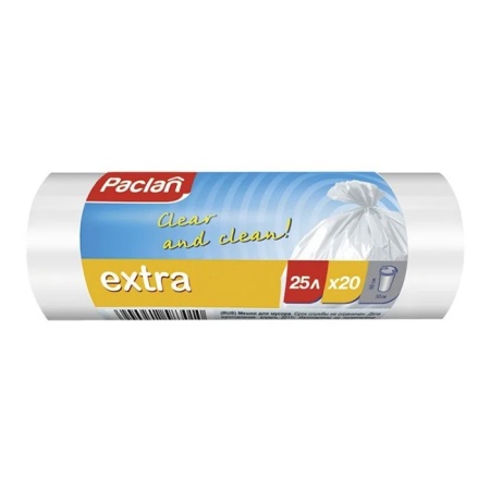 Мешки Paclan Extra д/мусора 50*60см 25л 20шт