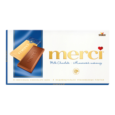 Шоколад Merci Молочный 100гр Кор Шоколад Merci Молочный 100гр Кор