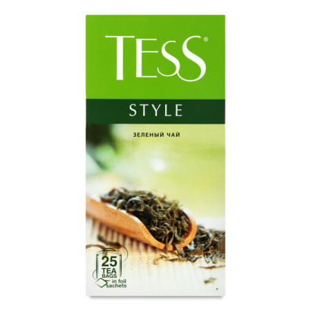 Чай Зеленый Байховый Style Tess к/у 25х1.8г