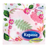 Салфетки 24х24см Standard Карина 100шт