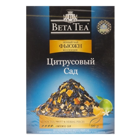 Чай Beta Tea Фьюжн Цитрусовый Сад 100гр Кор