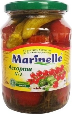 Ассорти #2 Marinelle п/домашнему Рецепту 720мл с/б