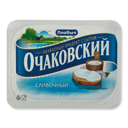 Продукт Плавленый 50% с Сыром Очаковский Сливочный Плавыч п/у 180г