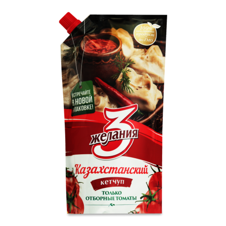 Кетчуп 3 Желания Казахстанский 450гр д/п