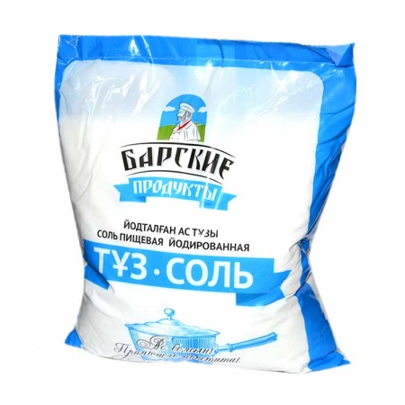 Соль Барские Продукты Пищевая Йодированная 1кг