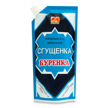 Продукт Сгущенный 8.5% растительно-молочный с Сахаром Сгущенка Буренка масло-дел д/п 460г