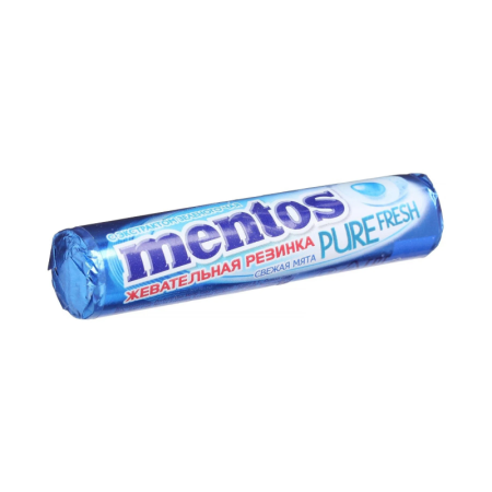 Резинка Жевательная Mentos Pure Fresh Свежая Мята 16гр Кнврт