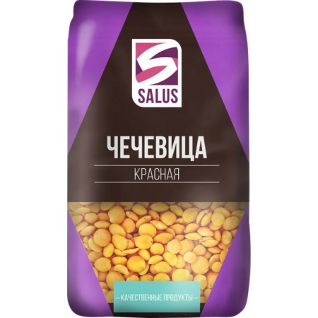 Чечевица Salus Красная 800гр стаб/б
