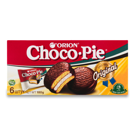 Изделие Кондитерское Мучное в Глазури Choco Pie Orion к/у 6x30г
