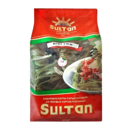 Макароны Sultan Гнезда Шпинат 5 400гр фл/п