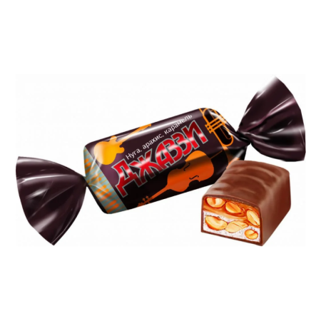 Конфеты Джаззи Нуга Карамель Арахис кг