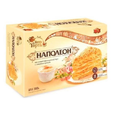 Торт Черемушки Наполеон 310гр Кор