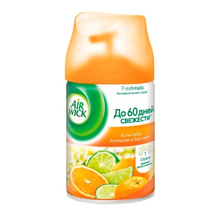 Сменный Флакон Airwick анти-табак/апельсин/кедр 250мл фл
