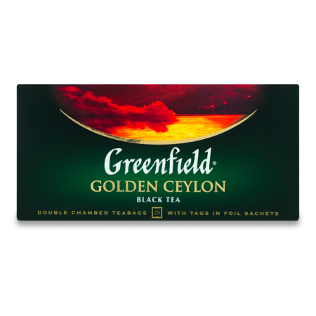 Чай Greenfield Golden Ceylon 25пак Кор