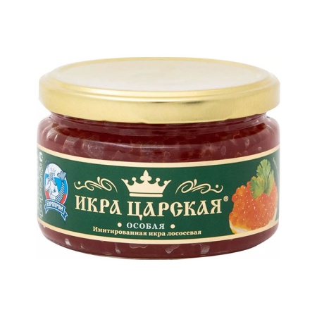 Икра Царская Лососевая Имитированная Особая 220гр с/б Икра Царская Лососевая Имитированная Особая 220гр с/б