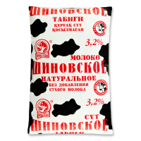 Молоко 3.2% Ультрапастеризованное Шиновское шин-лайн т/п 0.9л