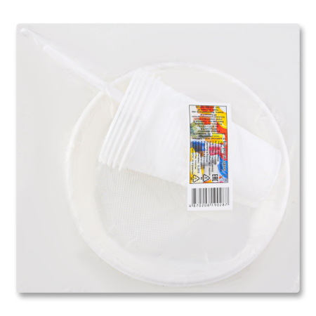 Набор Мистерия Застолье Одноразовая Посуда 5персон гр/уп