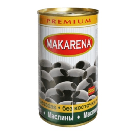 Оливки Makarena Premium Черн б/косточки 425мл ж/б Оливки Makarena Premium Черн б/косточки 425мл ж/б
