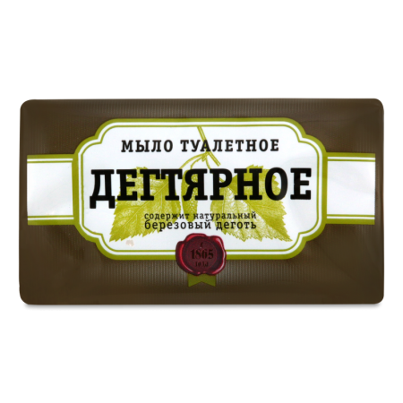 Мыло Туалетное Твердое Ординарное Дегтярное Аист 140г
