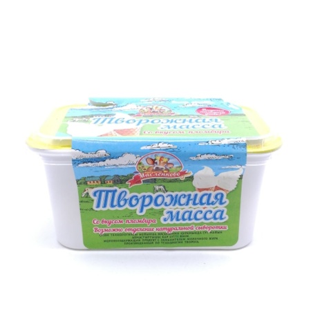 Десертная Масса Масленково со Вкусом Пломбира 20% 350гр Конт