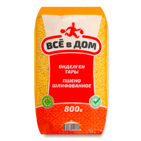 Пшено Шлифованное Всё в Дом м/у 800г