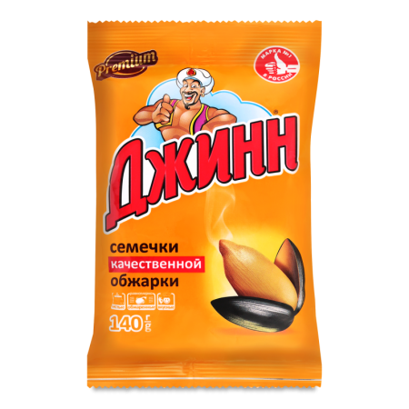 Семечки Подсолнечника Обжаренные Premium Джинн м/у 140г