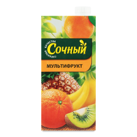 Нектар Пастеризованный Мультифрукт Сочный т/п 1л Нектар Пастеризованный Мультифрукт Сочный т/п 1л