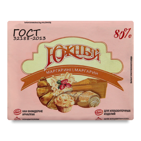 Маргарин 80% Для Выпечки Южный м/у 180г