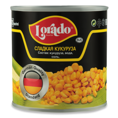 Кукуруза Сладкая Lorado ж/б 340г