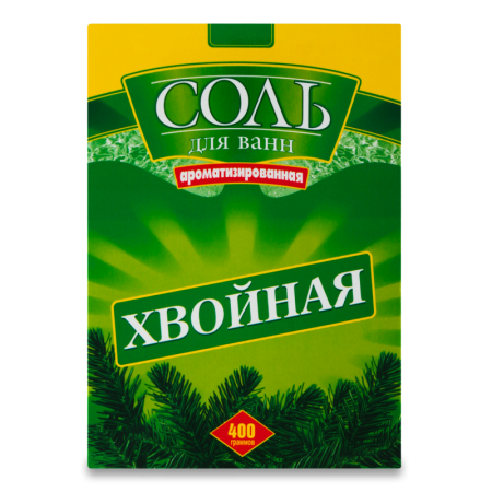 Соль д/ванн Бахташ Хвойная 400гр Кор